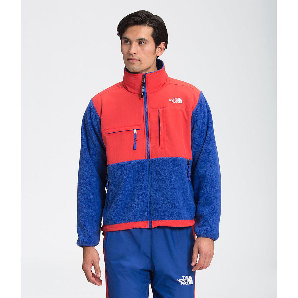 The North Face ’95 Retro Denali Ανδρικα Μπουφάν Fleece - Μπλε / Κοκκινα (UAIK91847)